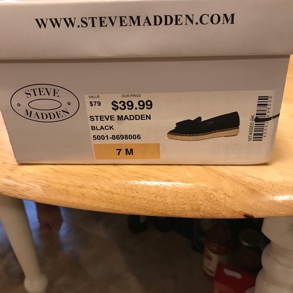 Steve Madden Espadrilles, black, size 7 - Picture 8 of 8
